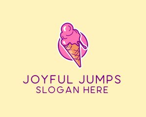 Ice Cream Cone logo design