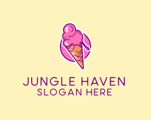 Ice Cream Cone logo design