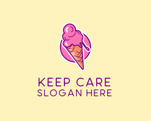 Ice Cream Cone logo design