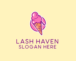 Ice Cream Cone logo design