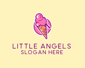 Shop - Ice Cream Cone logo design