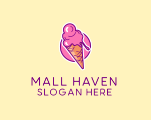 Ice Cream Cone logo design