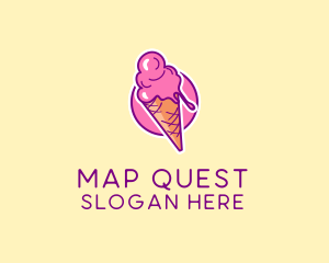 Ice Cream Cone logo design