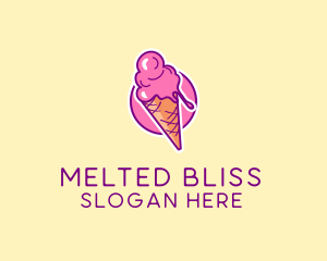 Ice Cream Cone logo design