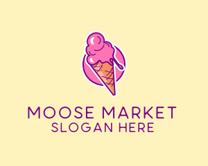 Ice Cream Cone logo design