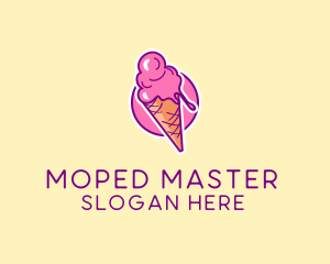 Ice Cream Cone logo design