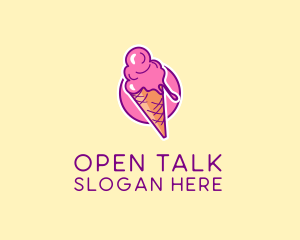 Ice Cream Cone logo design