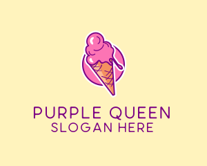 Ice Cream Cone logo design