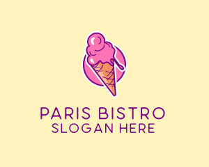 Ice Cream Cone logo design