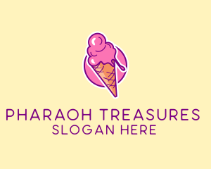 Ice Cream Cone logo design