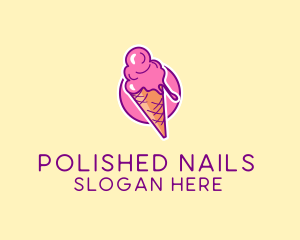 Ice Cream Cone logo design