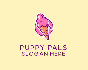 Ice Cream Cone logo design