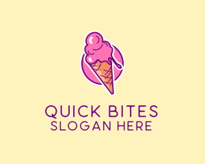 Ice Cream Cone logo design