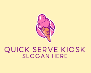 Ice Cream Cone logo design