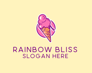 Ice Cream Cone logo design