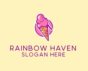 Ice Cream Cone logo design