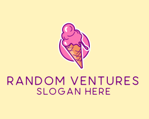 Ice Cream Cone logo design