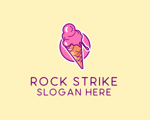 Ice Cream Cone logo design