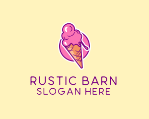 Ice Cream Cone logo design