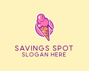 Ice Cream Cone logo design