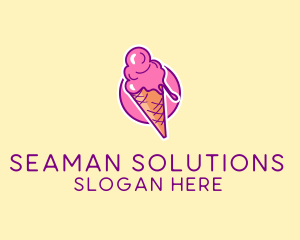 Ice Cream Cone logo design