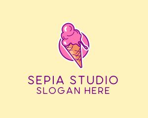 Ice Cream Cone logo design