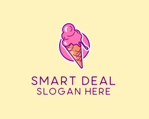 Ice Cream Cone logo design