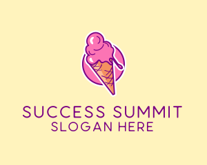 Ice Cream Cone logo design