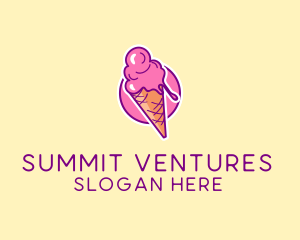 Ice Cream Cone logo design