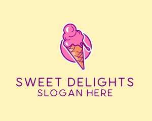 Ice Cream Cone logo design