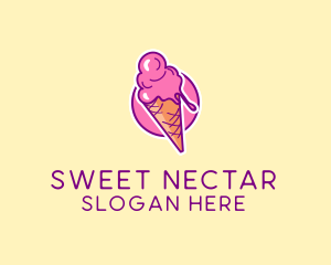 Ice Cream Cone logo design