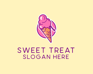 Sherbet - Ice Cream Cone logo design