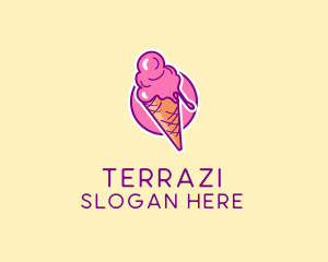 Ice Cream Cone logo design