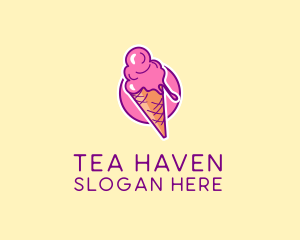 Ice Cream Cone logo design