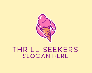 Ice Cream Cone logo design