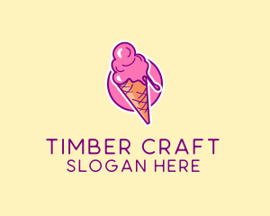 Ice Cream Cone logo design