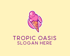 Ice Cream Cone logo design