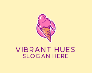 Ice Cream Cone logo design