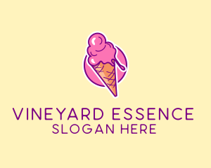 Ice Cream Cone logo design