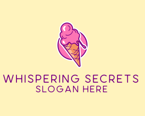 Ice Cream Cone logo design