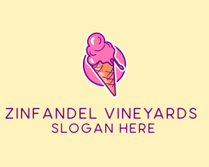 Ice Cream Cone logo design