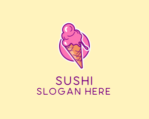 Ice Cream Cone logo design