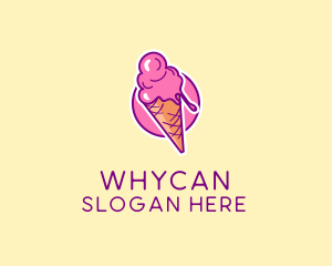 Sherbet - Ice Cream Cone logo design