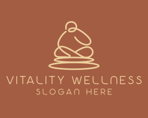 Wellness Meditation Spa logo design