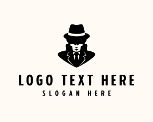 Hat - Detective Investigator Agency logo design