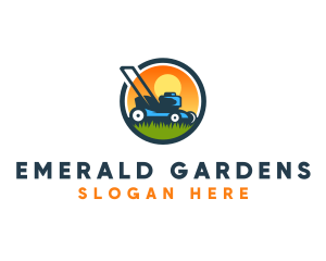 Gardening Grass Trimmer logo design