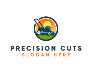 Cutting - Gardening Grass Trimmer logo design