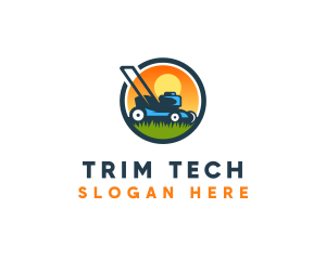 Trimmer - Gardening Grass Trimmer logo design