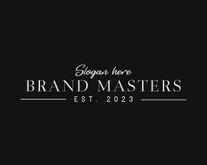 Branding - Luxury Brand Wordmark logo design