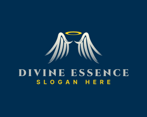 Divine - Holy Angel Wings logo design